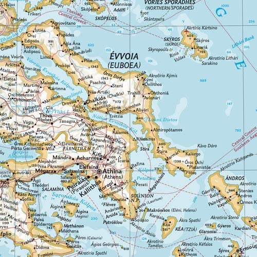 National Geographic: Greece Classic Wall Map – 30.25 x 23.5 inches ...