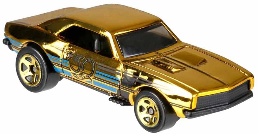 Hot wheels 50th anniversary cheap black and gold camaro