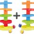 WEofferwhatYOUwant Educational Ball Drop Toy for Kids - Spinning Swirl Ball Ramp 2 Sets Activity Toy for Toddlers and Babies Safe for 9 Months and Up