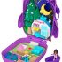 ​Polly Pocket Pocket World Owlnite Campsite Compact with Fun Reveals, Micro Polly and Shani Dolls, Boat and Sticker Sheet; For Ages 4 and Up