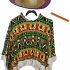 Adults Mens Womens Mexican Fancy Dress Costume (Poncho, Moustache, Cigar & Sombrero) (One Size Adults)
