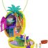 ​Polly Pocket Tropicool Pineapple Wearable Purse Compact with 8 Fun Features, Micro Polly and Lila Dolls, 2 Accessories and Sticker Sheet; For Ages 4 and Up