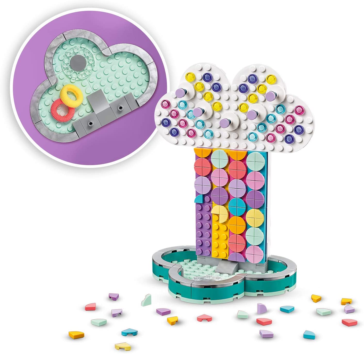 LEGO 41905 DOTS Rainbow Jewellery Desk Accessories Decoration Art & Craft Set 