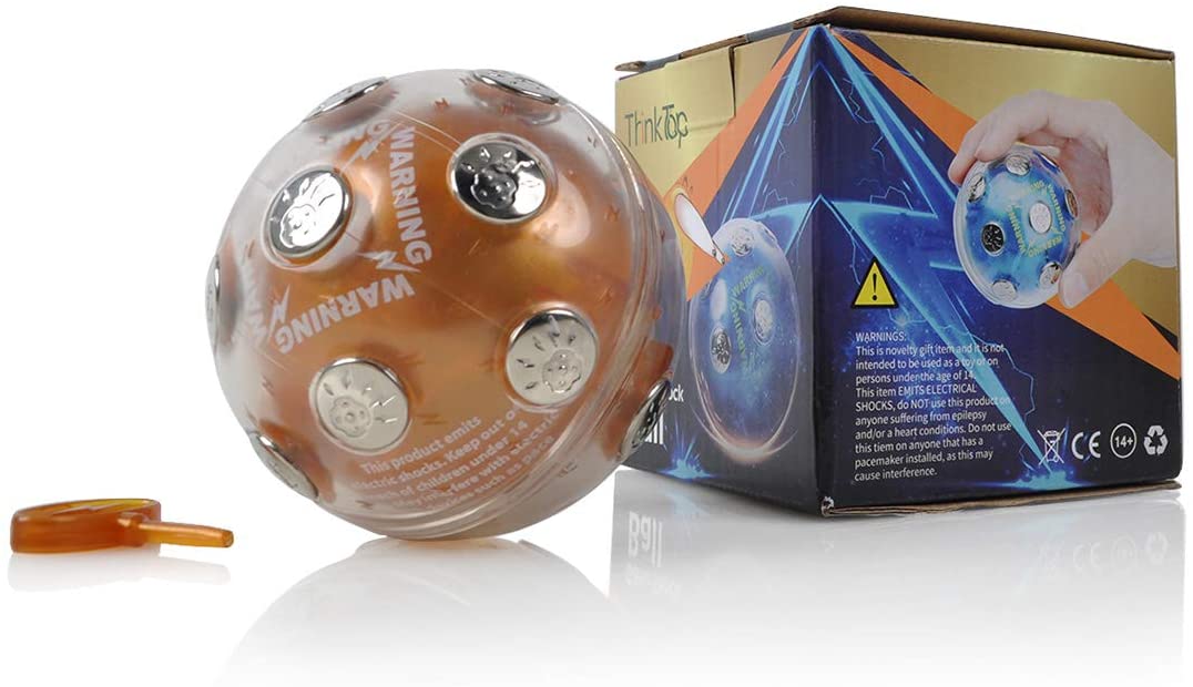 ThinkTop Shock Ball Hot Potato Game, Electric Shocking Game for