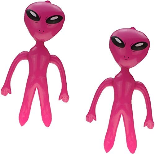 Pink Inflatable Alien marion10020 Pack of 2 Inflatable Alien Martians Inflatable Ghost Alien ...