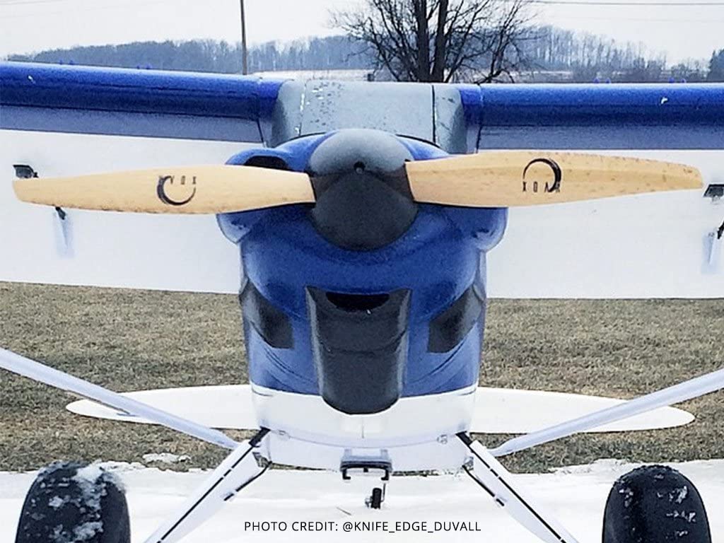 XOAR PJN 14×4 Electric RC Airplane Propeller 14 Inch 2 Blade Beechwood