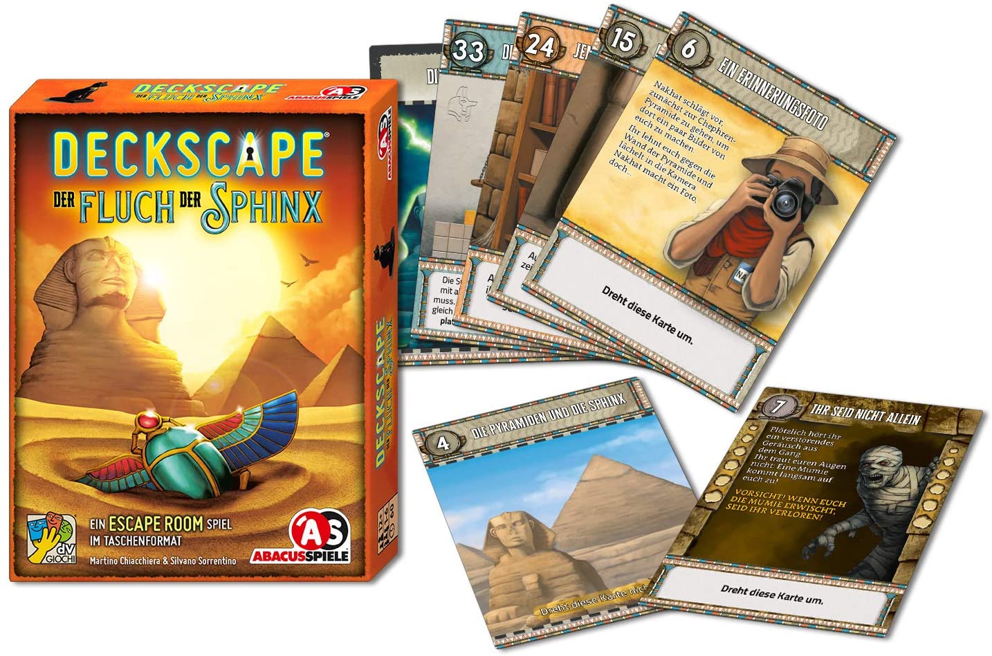 ABACUSSPIELE 38193 - Deckscape - The Pirates Of The Sphinx, Escape Room Game, Card Game - Image 3