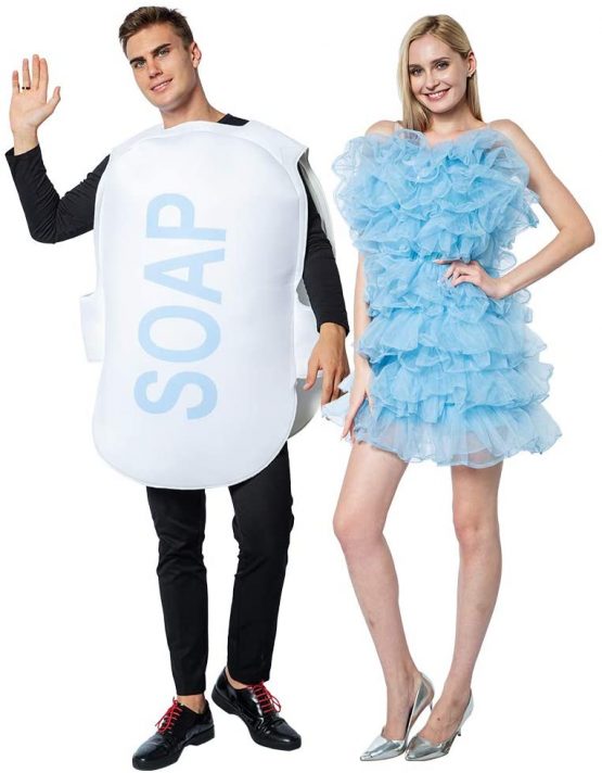 EraSpooky Unisex Loofah Soap Costume Fancy Dress Halloween Party Funny ...