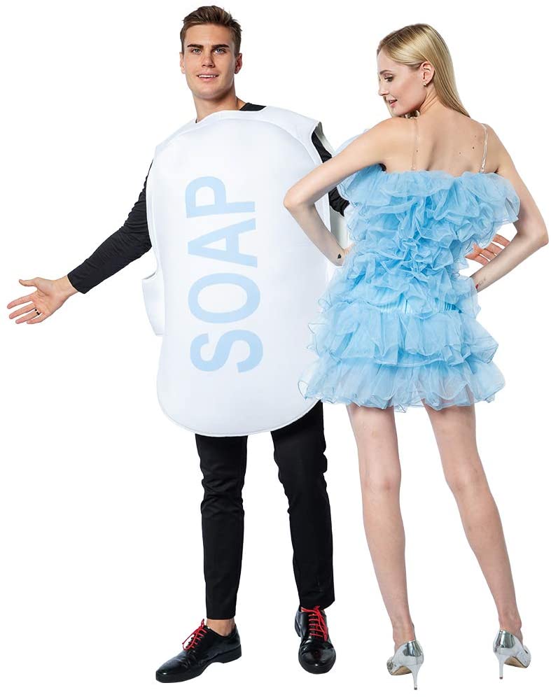 EraSpooky Unisex Loofah Soap Costume Fancy Dress Halloween Party Funny ...
