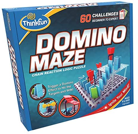 Thinkfun Domino Maze - Chain Reaction Brain & Logic Challenge Game Puzzle - STEM Toys for Boys & Girls Age 8 Years Up - Image 2