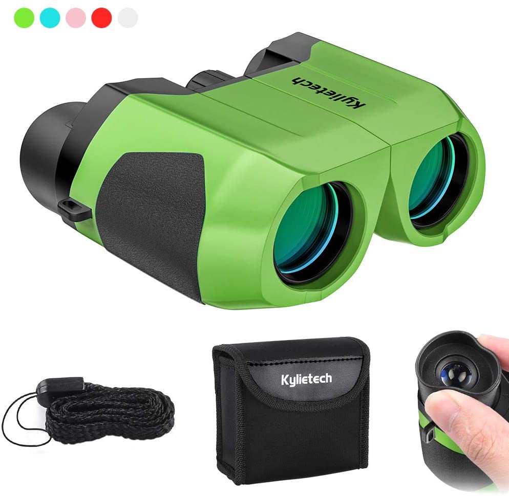 Kylietech Children’s Binoculars 10 x 22 Mini Binoculars for Children