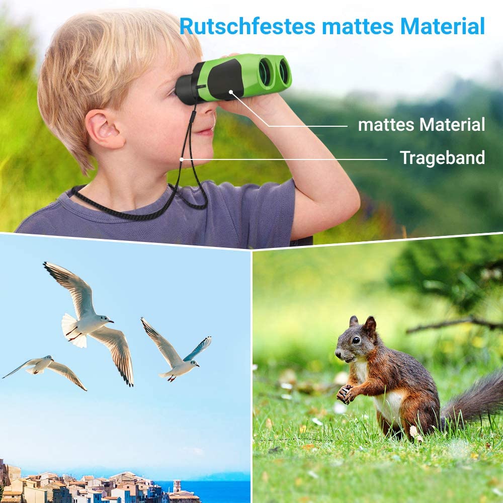 Kylietech Children’s Binoculars 10 x 22 Mini Binoculars for Children