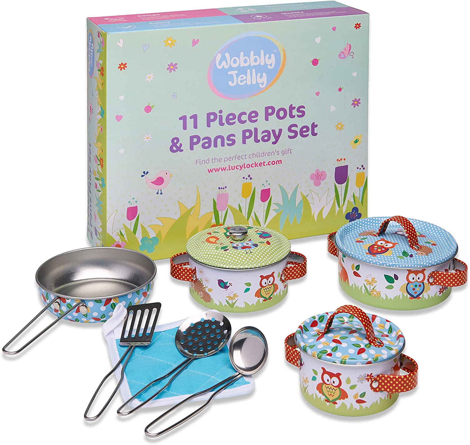 View Detail Wobbly Jelly - 'Woodland Animals' Kids Kitchen Set - 11 pc ... Design Interior