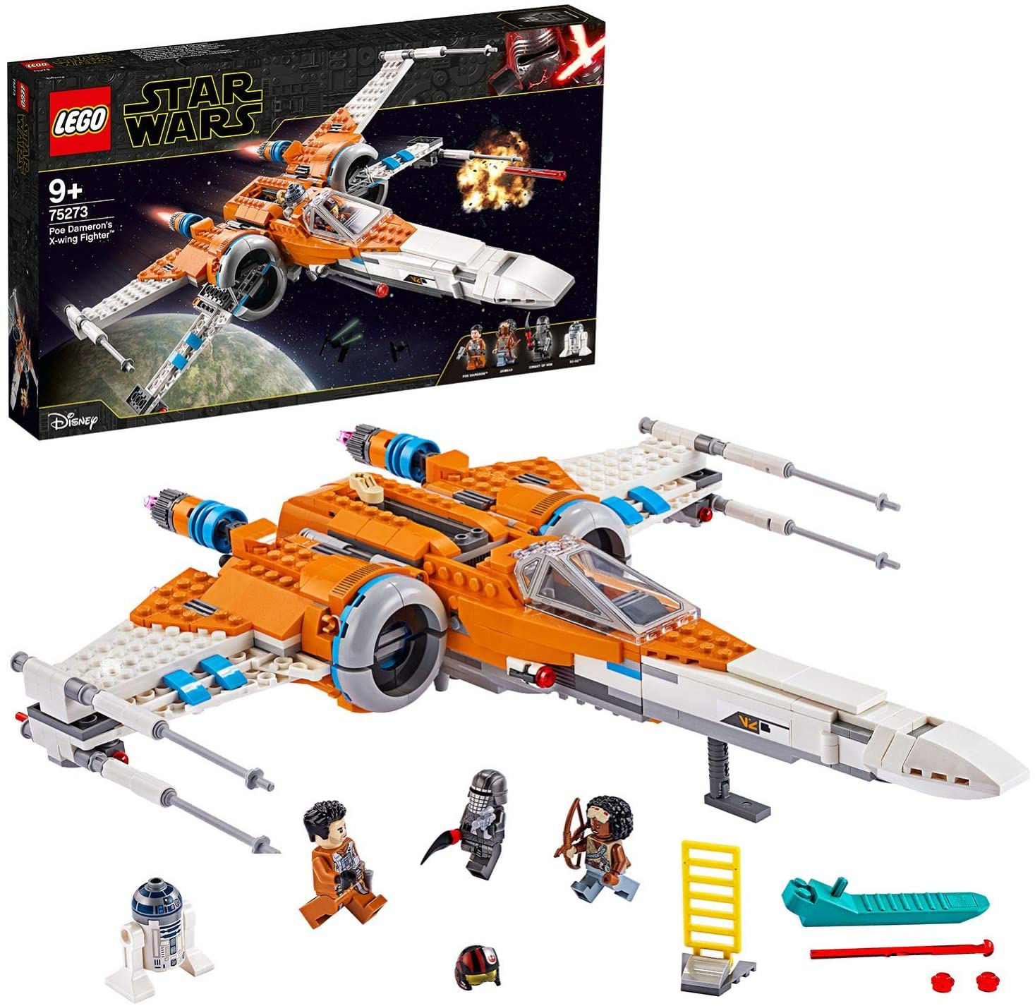 LEGO 75273 Star Wars Poe X-wing Fighter Building Set, The of Skywalker Movie Series – TopToy