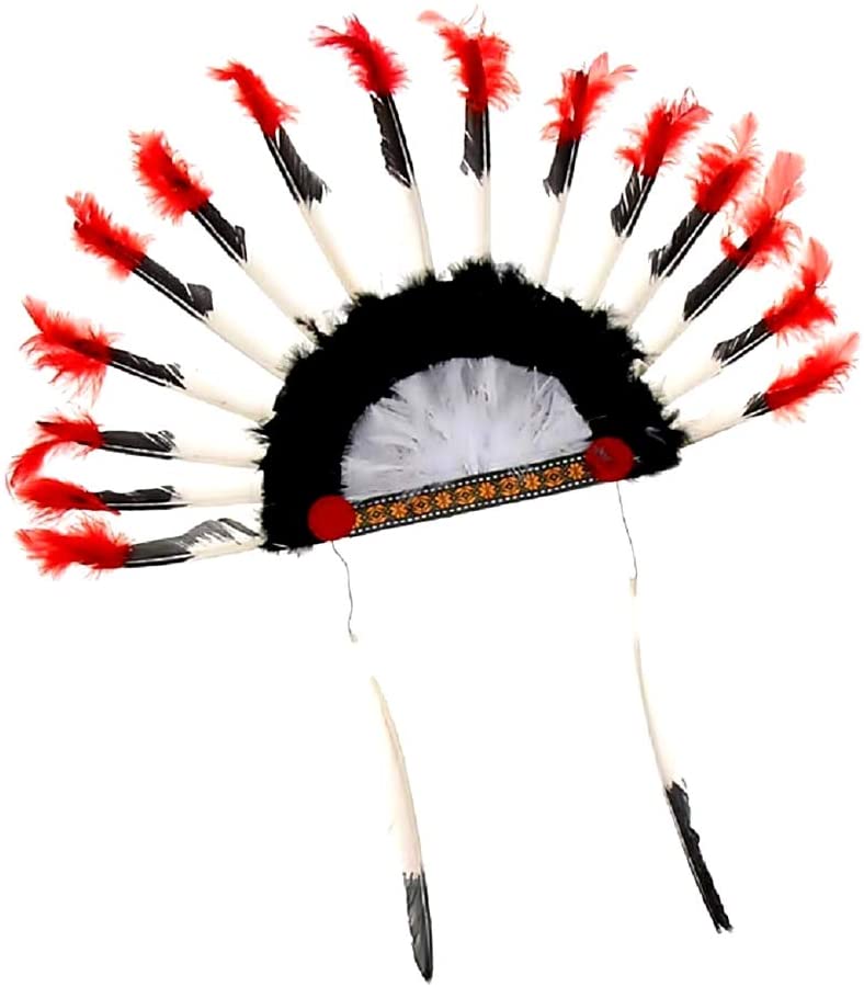 Indian Hat – Headpiece – Feathers – Native Americans – Children’s Fancy ...