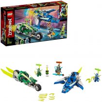 LEGO 71709 NINJAGO Jay and Lloyd's Velocity Racers with Plane and Bike Speeders, Prime Empire Racing Vehicles