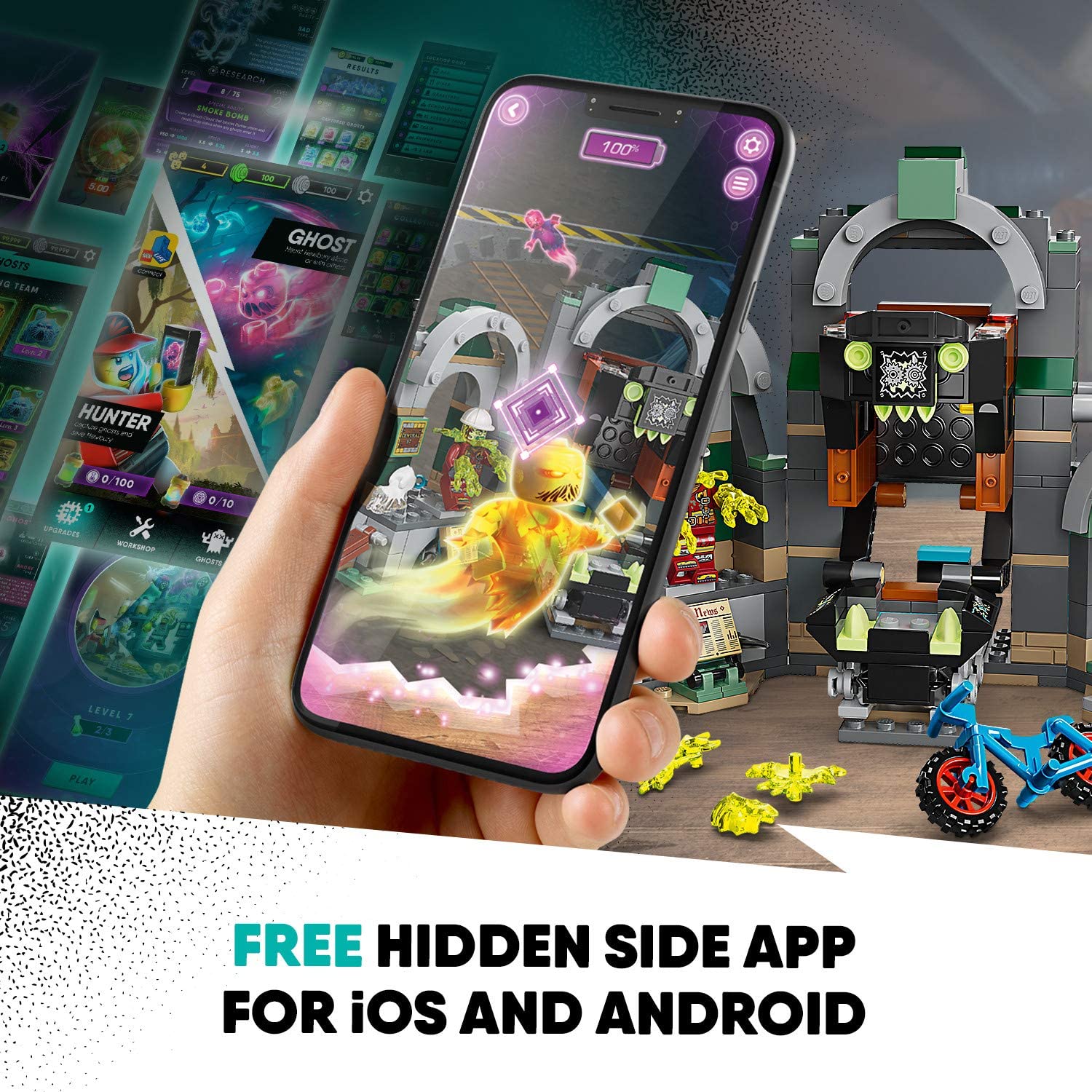 lego hidden side app Hidden Side LEGO 70430 Newbury Subway with AR Games App – TopToy