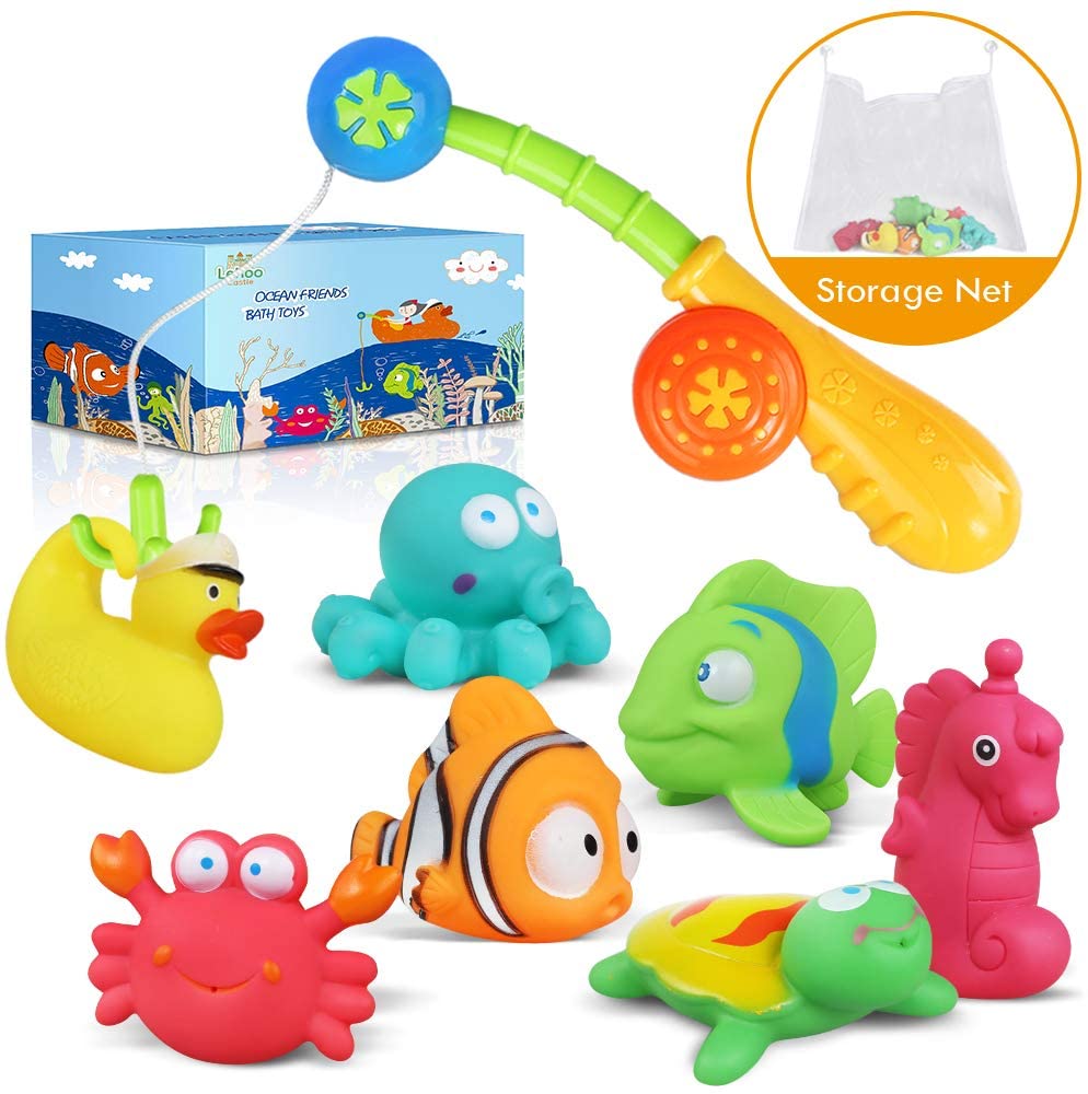 Lehoo Castle Bath Toys For 1 Year Olds,baby Bath Time Fun Toys For 0-6 