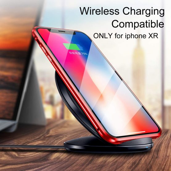iPhone XR Case, JSTBOX Adsorption Case 360 Full Body