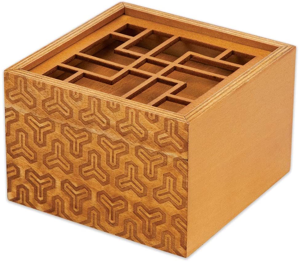 Bits and Pieces The King’s Fortune Brainteaser Puzzle Box Wooden