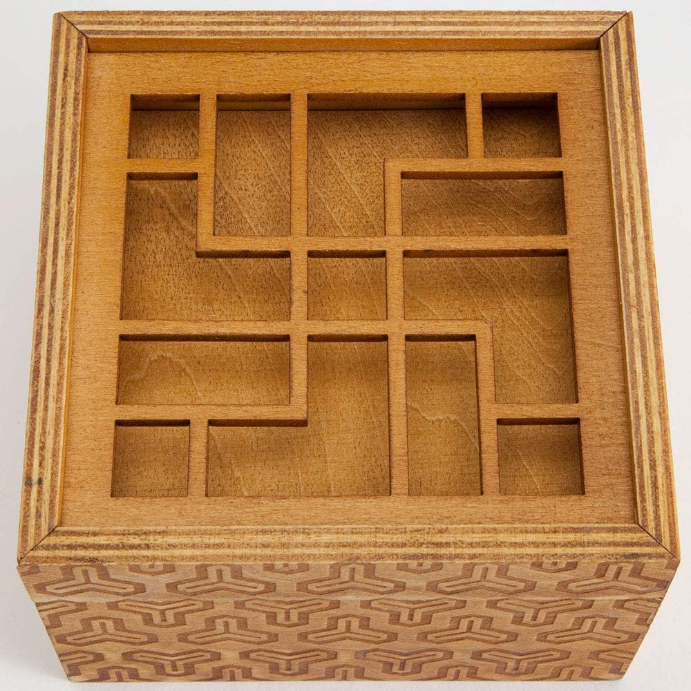 Bits and Pieces The King’s Fortune Brainteaser Puzzle Box Wooden