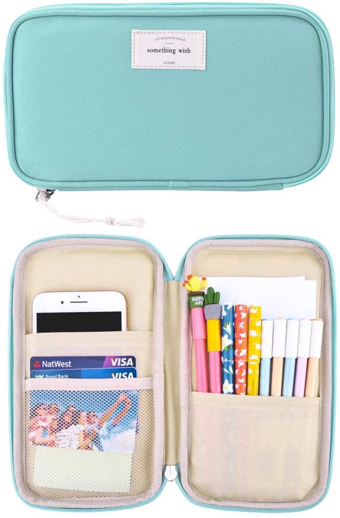 Oyachic Pencil Case Pencil Bag Stationery Pouch Canvas Pencil Pouch