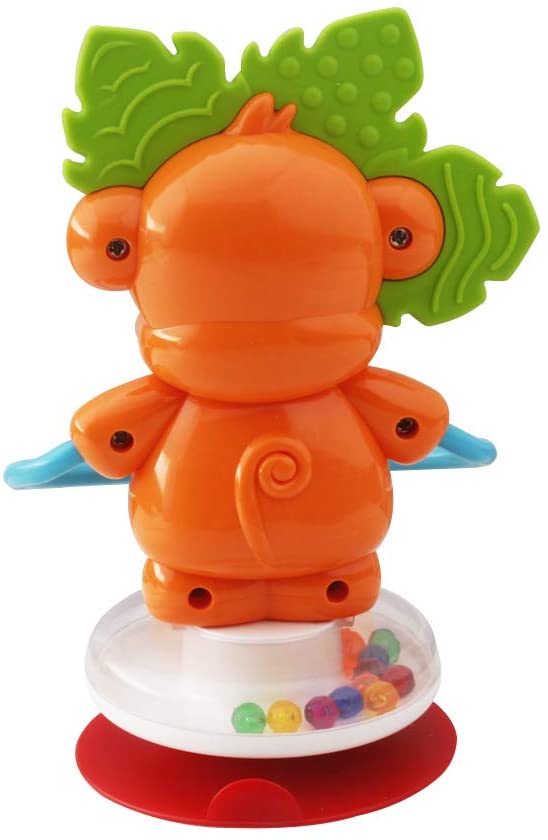 WISHTIME Baby Rattle 2in1 Suction Cup High Chair Table Top Toy