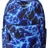 S-ZONE 15.6Inch Starry Lightning Stylish Backpack Travel Rucksack School Bags for Teenager Girls Boys Students Outdoor Hiking Camping Weekend Backpack