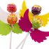 100pcs Colourful Felt Angel Wing Lollipop Tag/Candy Holder for Parties/Baby Shower