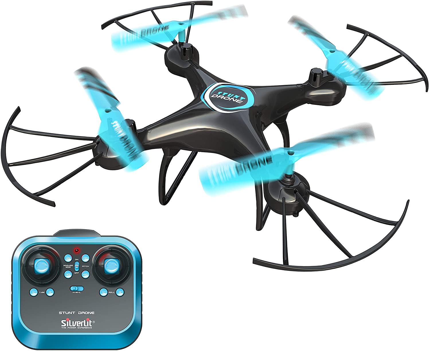 FLYBOTIC Bumper Drone – Blue, 40 – TopToy