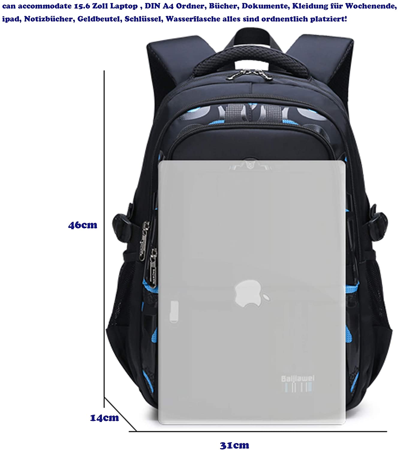 Waterproof kids Backpacks Satchel for Middle or Primary School Boys and Girls - Image 3