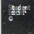 Brunnen 106782790 Student Notepad A4 Lined with Margin Line Inside and Outside LIN. 27 Black Premium"Pressboard" (Pack of 5)