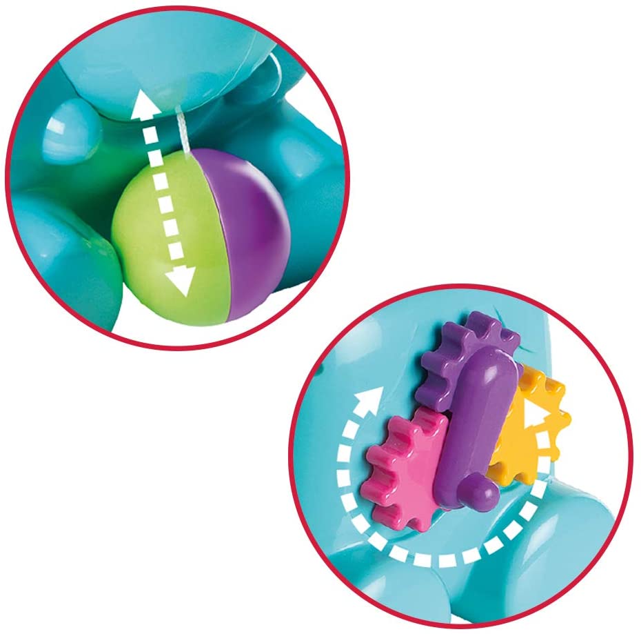 WOOMAX 46456 Colorbaby Holzblöcke – Bunte Bausteine Für Kleinkinder
