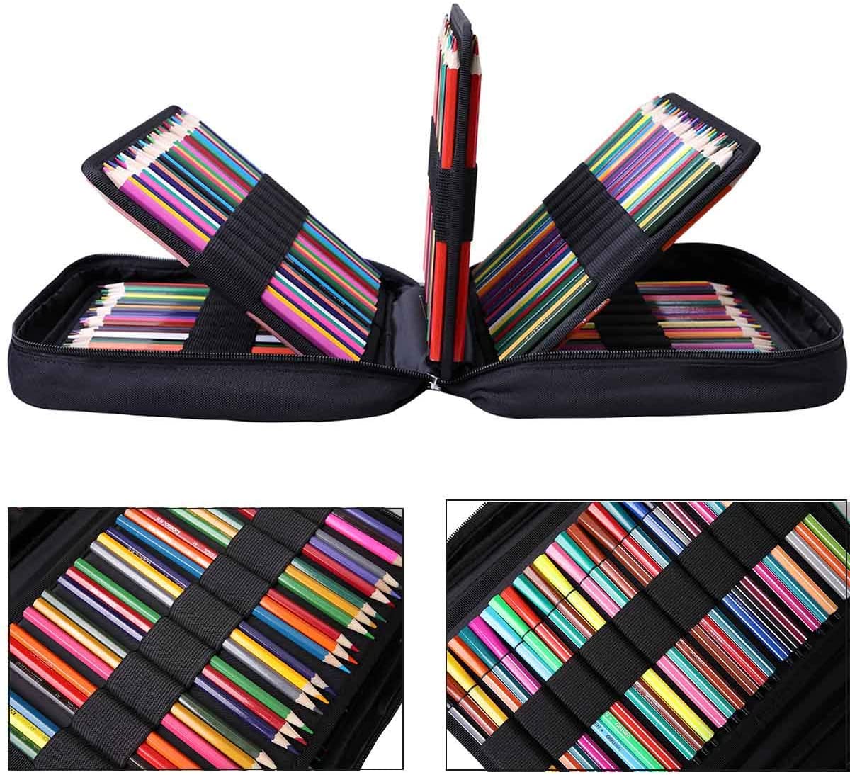 JAKAGO Drawing Pencil Case,Large Capacity Pencil Cases Hold 220