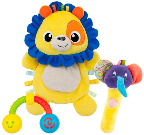 winfun – Set of 3 Lion Rattle (46331), Assorted Colour/Model – TopToy