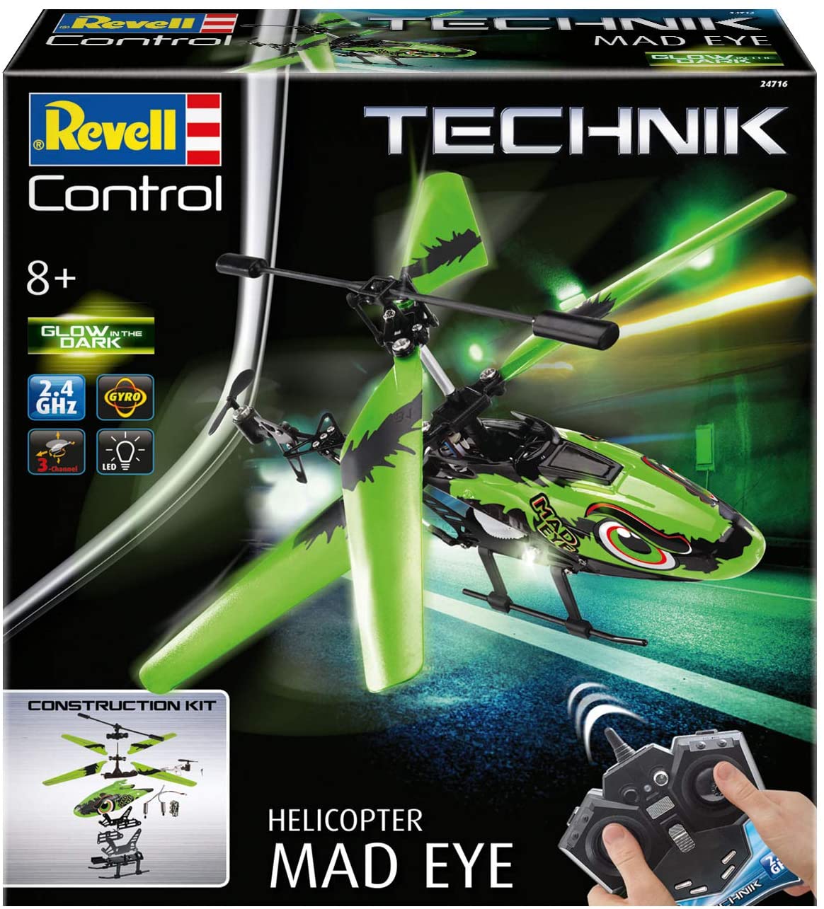 Revell Control 24716 TECHNIK MadEye RC Helicopter Construction Kit