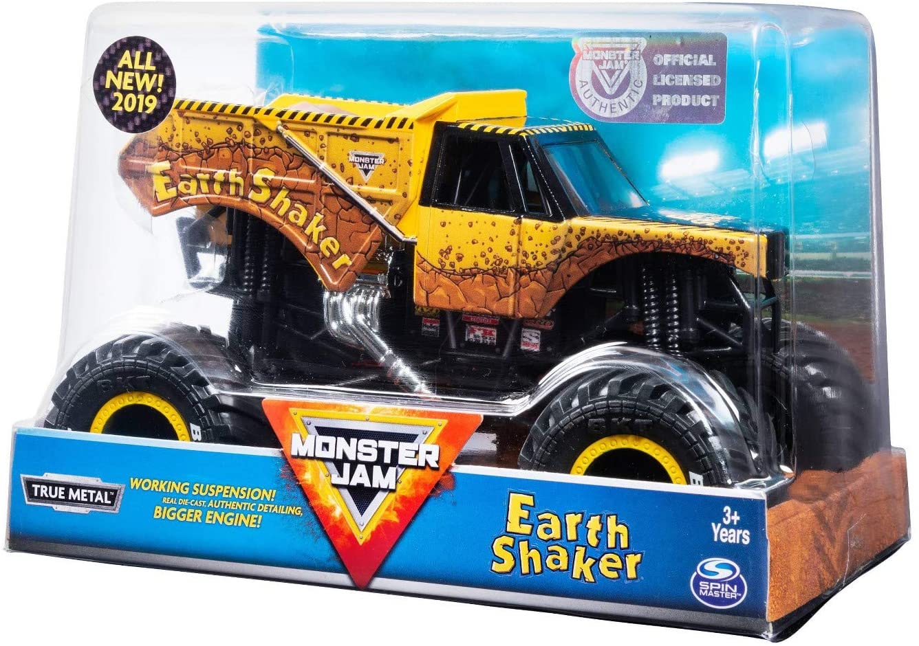 Mj Monster Jam Official Earth Shaker Monster Truck Die Cast Vehicle 1
