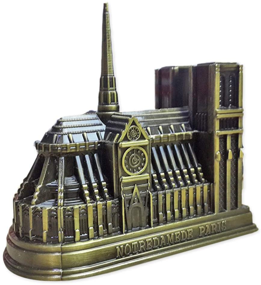 SCSpecial Notre Dame de Paris Model Alloy Metal Model Notre Dame