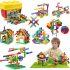 burgkidz 176 Piece Pipe Tube Toy, Sensory Water Tube Locks Construction Building Blocks, Educational Building Learning Toys with Wheels and Baseplate for All Ages Kids Boys Girls
