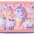 Smiggle Small Hardtop Pencil Case 'Hippy' (Coral Pink Uni-Cone)
