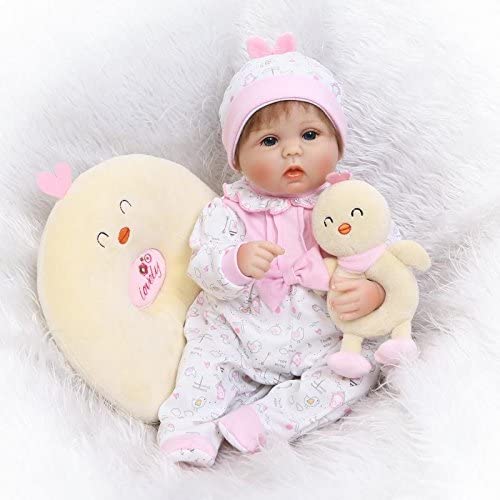 iCradle 16inch Reborn premie Doll Cuddly Newborn Baby Soft Body Weighted Doll Xmas Gift