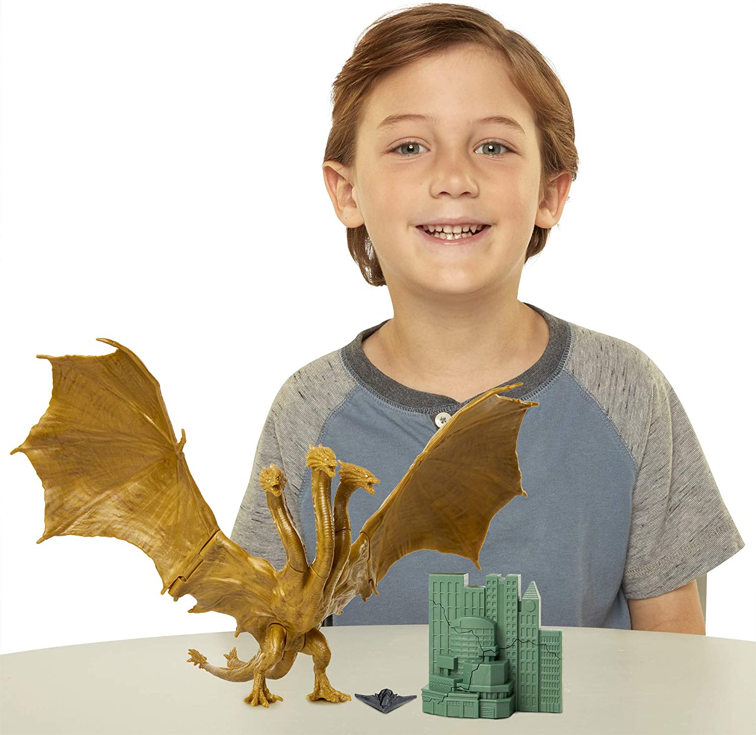 Jakks Pacific – King Ghidorah Figure Action 15cm with Planes and