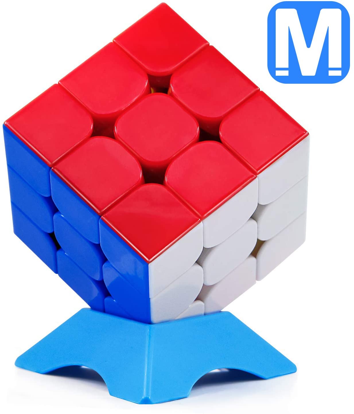 FAVNIC Magic Cube Stickerless Speed Cube Smooth Magic Cube Puzzle 3x3x3 