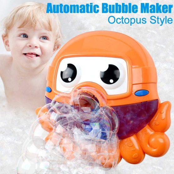 ZHENDUO Baby Bath Bubble Machine Big Octopus Automat
