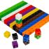 a2bsales 100 x 2cm Snap Cubes - Counting Linking Building Maths Home Early Learning