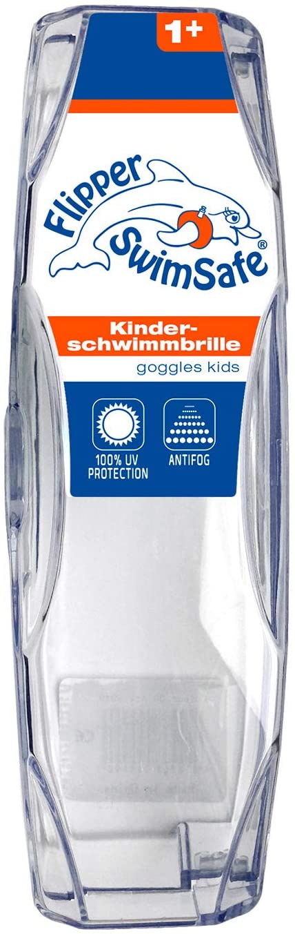 Flipper SwimSafe 1035 – Swimming Goggles for Toddlers from 12 Months Adjustable with UV Protection and Anti-Fog + Glasses Case - Image 3
