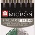 Pigma Micron Fineliners 6 Assorted Colours 0.25mm