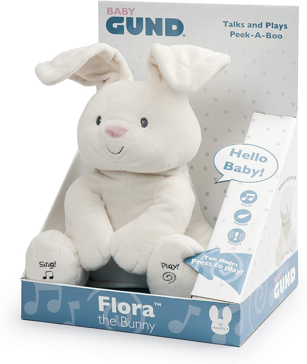 GUND Baby Flora The Animated Bunny Soft Toy – TopToy