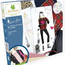 Sycomore CRE9002 Fashion Box-5 Creative Boards to be Made on The Urban Theme-Mood Boar Included-from Age 7 years-Sycomore-CRE9002, Multicolors