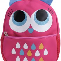 Emartbuy Kids Cute Smart Backpack Rucksack School Nursery Travel Bag - Owls Pink
